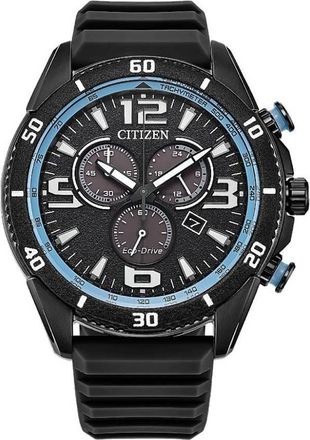 Citizen Brycen Chronograph Black Dial Mens Watch AT2587-02E