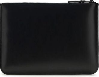 Comme Des Gar&ccedil;ons Mens Black Calf Leather Bos Taurus Wallet