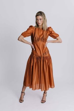 ALYSON EASTMAN Indie Dress in Copper at Nordstrom, Size X-Small