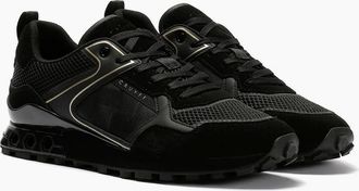 Cruyff Mens Cruyff Fuori Mens Black/Gold Trainers - Size: 12