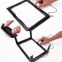OEM Lupa Rectangular. Lupa Rectangular Grande De P&aacute;gina Completa De 2,5 Pulgadas Con Iluminaci&oacute;n Led - Crezuo
