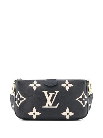 Louis Vuitton Multi Pochette Accessoires Bicolor Monogram Empreinte Giant Large pouch - Zwart