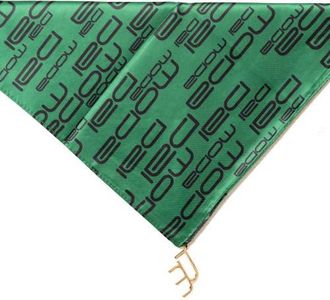 Dai Moda DM Logo Versa Scarf with logo hardware in Green at Nordstrom, Size Medium