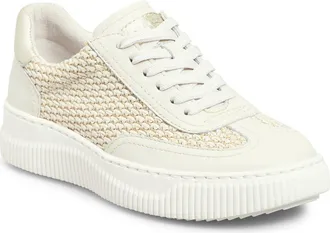S&ouml;fft Farra Platform Sneaker in Natural/Off White at Nordstrom, Size 6.5
