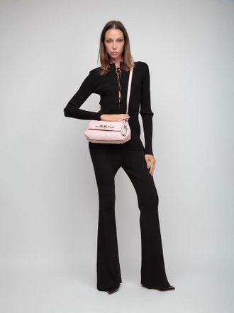 Guess Carmella Synthetic Crossbody Bag - Pink