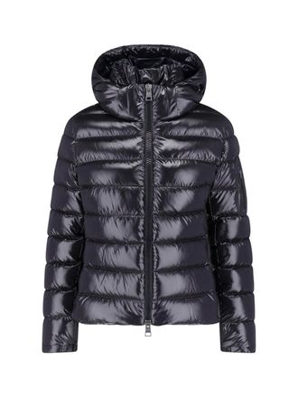 Herno Black Hooded Waterproof Down Jacket