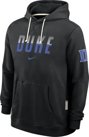 Nike Duke Sideline Standard Issue Nike Mens Dri-FIT College Pullover Hoodie in Black | 03AZ00ADU-8DF
