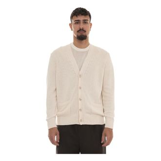 HUGO BOSS Truien & Vesten, Heren, Beige, M, Katoen, Nivo Vest