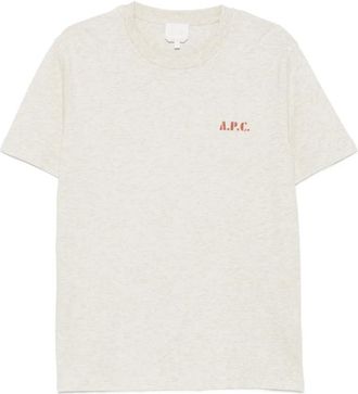A.P.C. Hombre, Camisetas, Beige, Talla: L