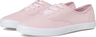 Keds Womens Champion Canvas Lace Up Sneaker, Mauve Canvas, 6 UK