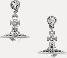 Vivienne Westwood New Petite Orb Earrings Silver Women