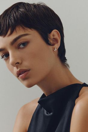 Nadri Marquise Crystal Cluster Post Earrings