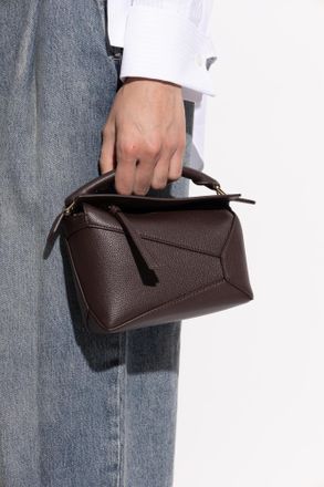 Loewe Puzzle Edge Mini Hand Bag, Womens, Brown