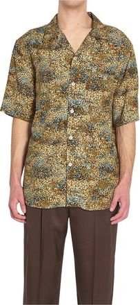 Saint Laurent Confetti Viscose Shirt - Heren - Overhemden - Veelkleurig - Maat: 2XL Viscose