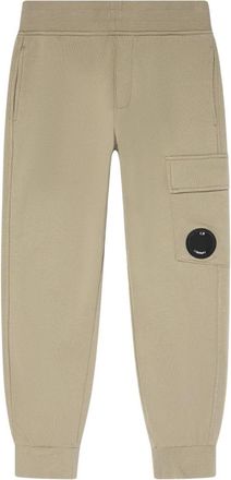 C.P. Company Beige Lens Pocket Joggers for Boys - male - C.P. Company - Sweatpants - Beige - 2 Y - Kids