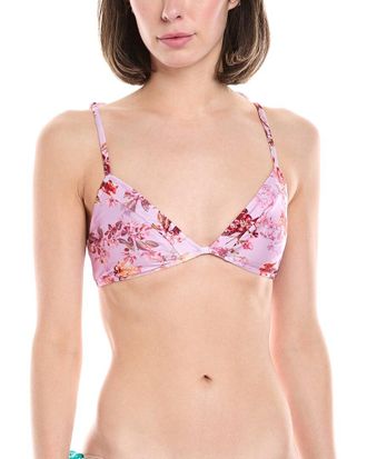 PatBo Patbo Floral Haze String Bikini Top