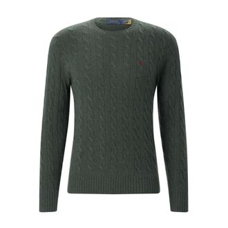 Polo Ralph Lauren Jersey de punto con cuello redondo - Knitwear - Hombre - Verde - 2XL