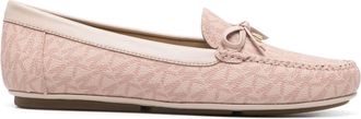 Michael Michael Kors Juliette logo-print loafers - women - PVC - 9 - Pink