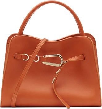Francesco Biasia Iconic Hot-Minute Tote - Dames - Handtassen - Oranje - ONE Size - Leer - Tassen