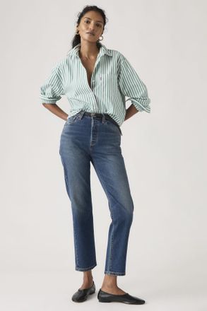 Levi's 501 Crop Lightweight Vaqueros - Mujer - 23X26 - Azul / History Today Lightweight