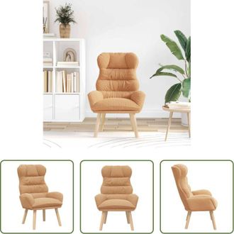 vidaXL vidaXL Calore - poltrona Beige 69 x 74 x 93 cm Tessuto Sherpa