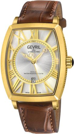 Gevril Group Oculus Automatic Silver Dial Mens Watch 49602
