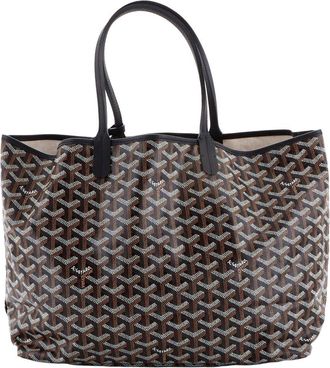 Goyard Saint Louis Tote Coated Canvas Pm (Authentic Pre-Loved)