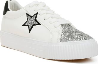 London Rag Merida Sneaker in White/Silver at Nordstrom Rack, Size 10