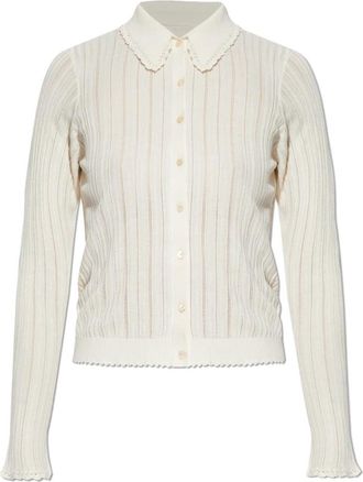 Ulla Johnson Cardigan Lottie - Dames - Vesten - Beige - S - Truien & Vesten