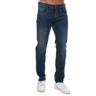 Replay Mens Replay Anbass Slim Fit Stretch Jeans in Denim