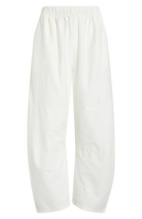 Free People FP Movement Game Day High Rise Barrel Leg Pants in White at Nordstrom, Size X-Small