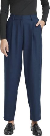 Ichi Straight Broeken - Dames - Straight fit broeken - Blauw - XS - Broeken