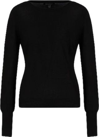 A|X Armani Exchange Trui met ronde hals - Dames - Ronde hals truien - Zwart - XS - Wol - Truien & Vesten