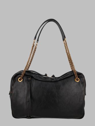 Vivienne Westwood Womens Shoulder Bag Dolce Large Black Leather Calf