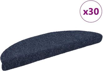 vidaXL Tappetini Autoadesivi per Scale 30 pz Blu 56x17x3 cm - Vidaxl