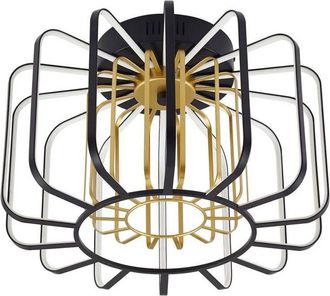 Lucande Lucande - led Ceiling Lightdimmable Birger made of Metal for Living Room & Dining Room