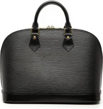 Louis Vuitton Pre-owned Handbags, female, Black, Size: ONE SIZE Pre-owned Alma PM