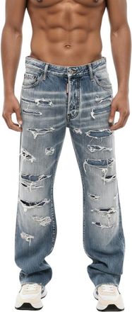 Dsquared2 Blue Mid Rise Jeans