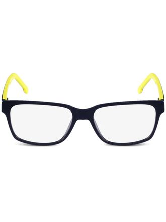 Lacoste rectangle-frame glasses - Blue