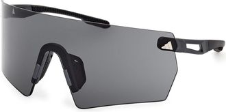 Adidas Sport SP0098 Polarized 02A Mens Sunglasses Black Size 145