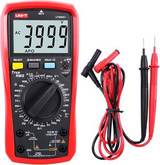 OEM Mult&iacute;metro Digital Ut890d De 6000 Cuentas, Rms Verdadero, Amper&iacute;metro, Volt&iacute;metro, Voltaje Ca/cc, Resistencia, Corriente, Capacitancia, Frecuencia, Pr