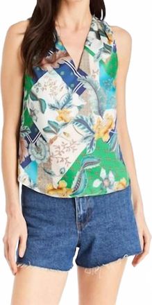 Drew Giovanna Sleeveless Shirt In Kelly Green