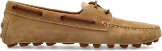 Tod's Su&egrave;de Mocassins - Heren - Bootschoenen - Beige - 41 EU - Su&egrave;de - Schoenen