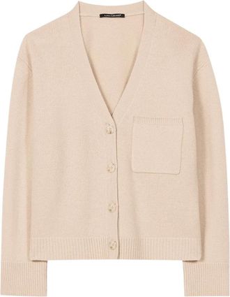 Luisa Cerano Cardigans - Dames - Vesten - Beige - S - Truien & Vesten