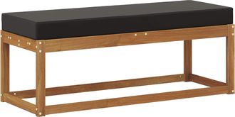 vidaXL Banco De Taburete Exterior Madera De Acacia S&oacute;lida Vidaxl