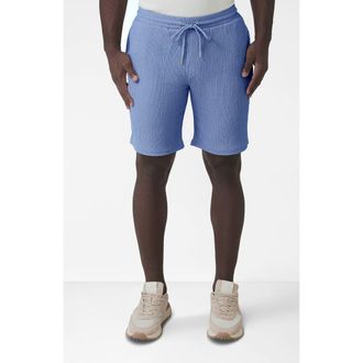 Mauvais Eivissa Slim Stretch Shorts in Medium Blue at Nordstrom, Size 32 X 9