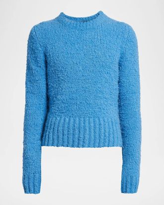 Dolce & Gabbana Men & apos;s High Pile Crewneck Sweater