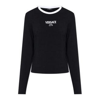 Versace Donna, Top, Nero, M, new