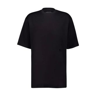 Yohji Yamamoto Heren, Tops, Zwart, Maat: S Katoen