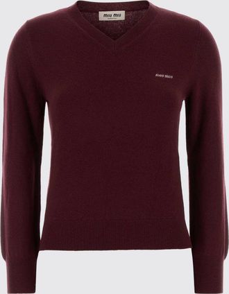 Miu Miu Sweater Woman color Amaranth